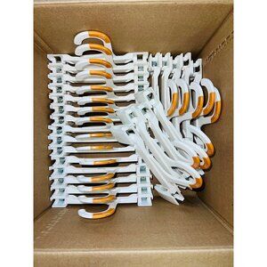 Baby & Toddler White Plastic Pants/Clothing Hangers (Set of 24)